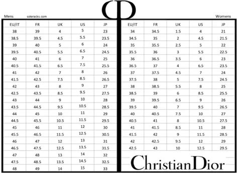 dior size 42 in us|christian dior size chart for women.